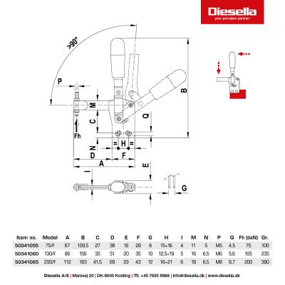 SPEEDY BLOCK 130/F vertikal spænder